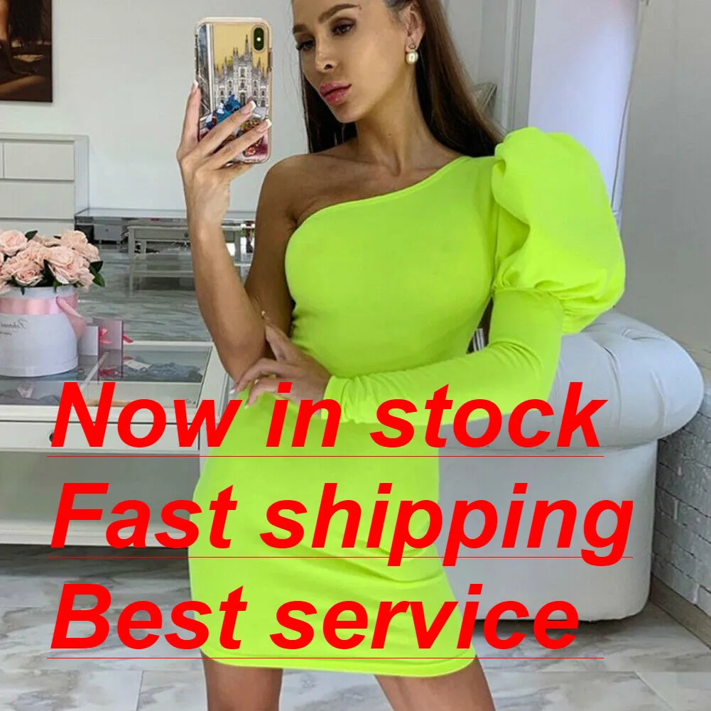 Модное женское Короткое облегающее мини платье с оборками (розовый Красный