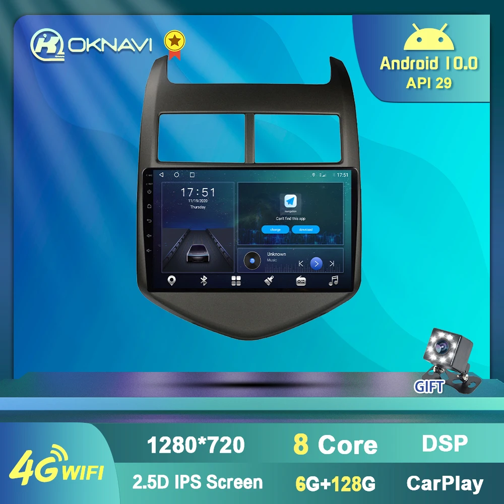 Автомагнитола 2 Din для Chevrolet Aveo Android 9 0 мультимедийный видеоплеер без DVD Gps