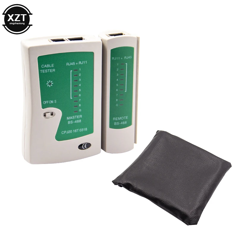 Оптовая Продажа rj45 тестер RJ11 RJ12 CAT5e Cat6 UTP NS 468 сетевой LAN Кабельный инструмент