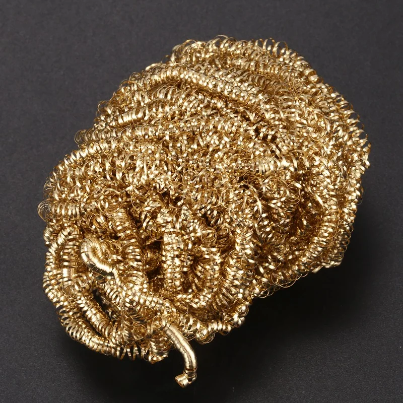 Очистка жала паяльника проволочный скребок чистящий шарик с металлическим