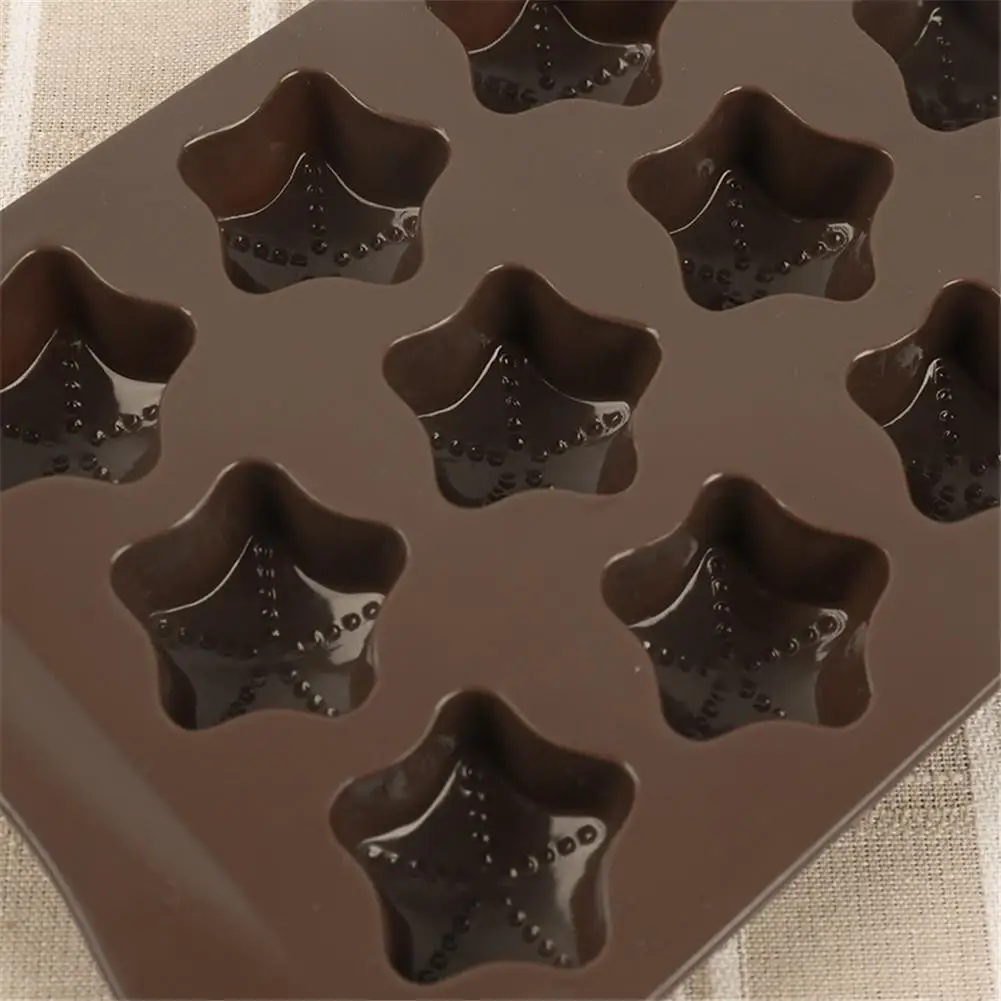 15 чашек в форме звезды инструменты для выпечки силиконовая форма торта шоколада