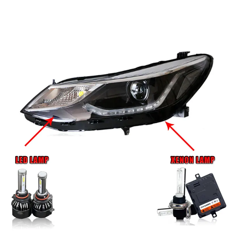 LED high bea 2 шт. автомобильный стиль светодиодный фары для Chevrolet Cruze- для Cruze фара Объектив двойной луч H7 HID Xenon bi xenon объектив - Цвет: LED high bea