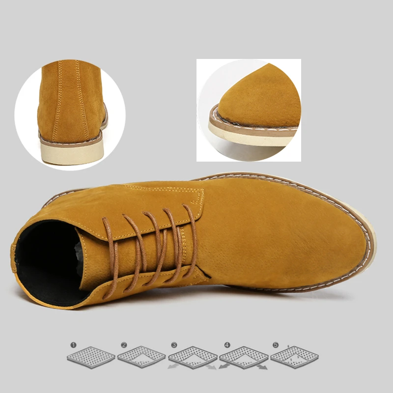 Ботинки Челси Мужская кожаная обувь на шнуровке для мужчин Ботильоны с острым