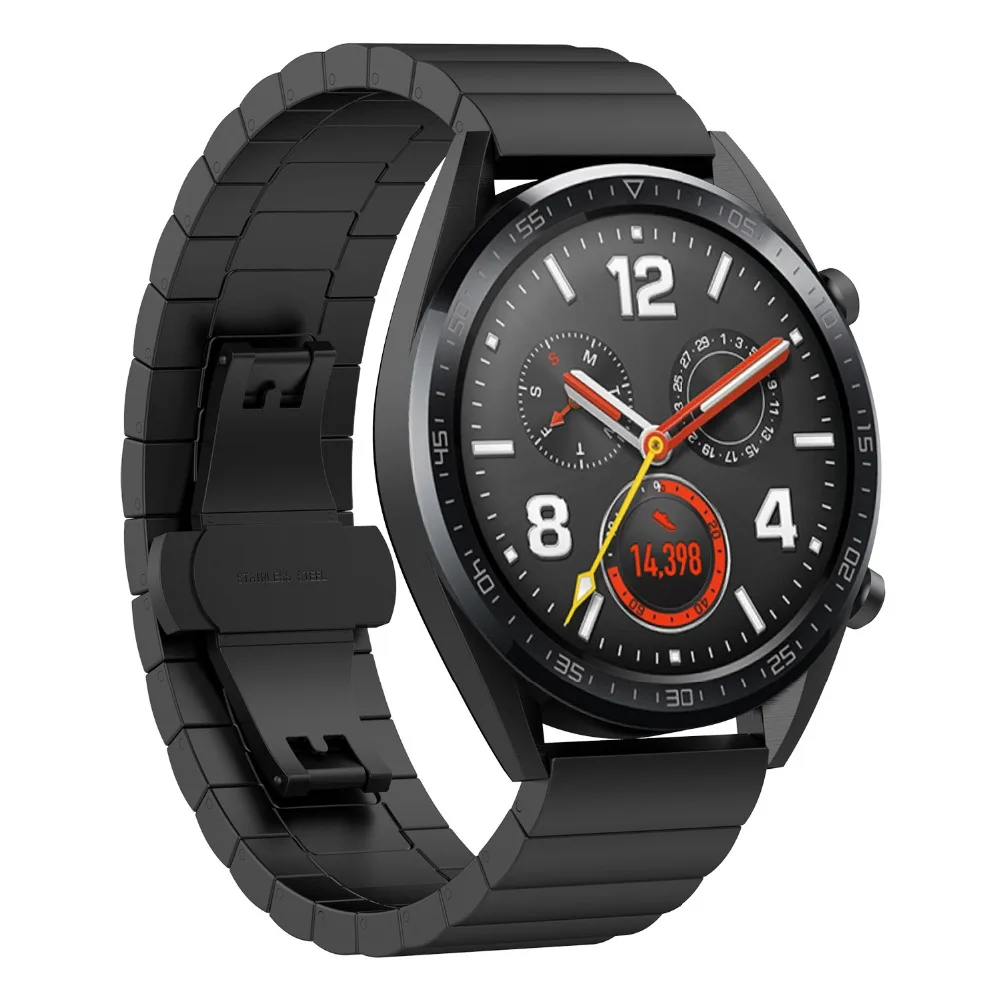 Metal Strap For Huawei Watch GT Stainless steel smart watchband for Amazfit GTR 47MM men women wristband for Huawei Honor Magic