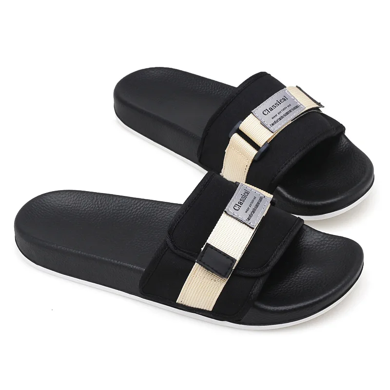 

2020 New Arrival Summer Men Flip Flops High Quality Beach Sandals Anti-slip Zapatos Hombre Casual Shoes Wholesale