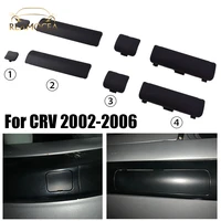 reamocea black car roof luggage rack cap delete remove front cover 75242 s9a 003 for honda crv cr v 2002 2005 2006 accessories