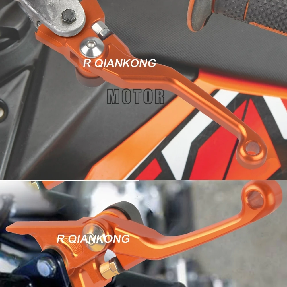 

CNC Motorcycle Billet Pivot Clutch Brake Lever Handle logo with 530EXCR For 530EXC-R 530 EXC EXC-R 530 EXCR 2008 2009 2010 2011