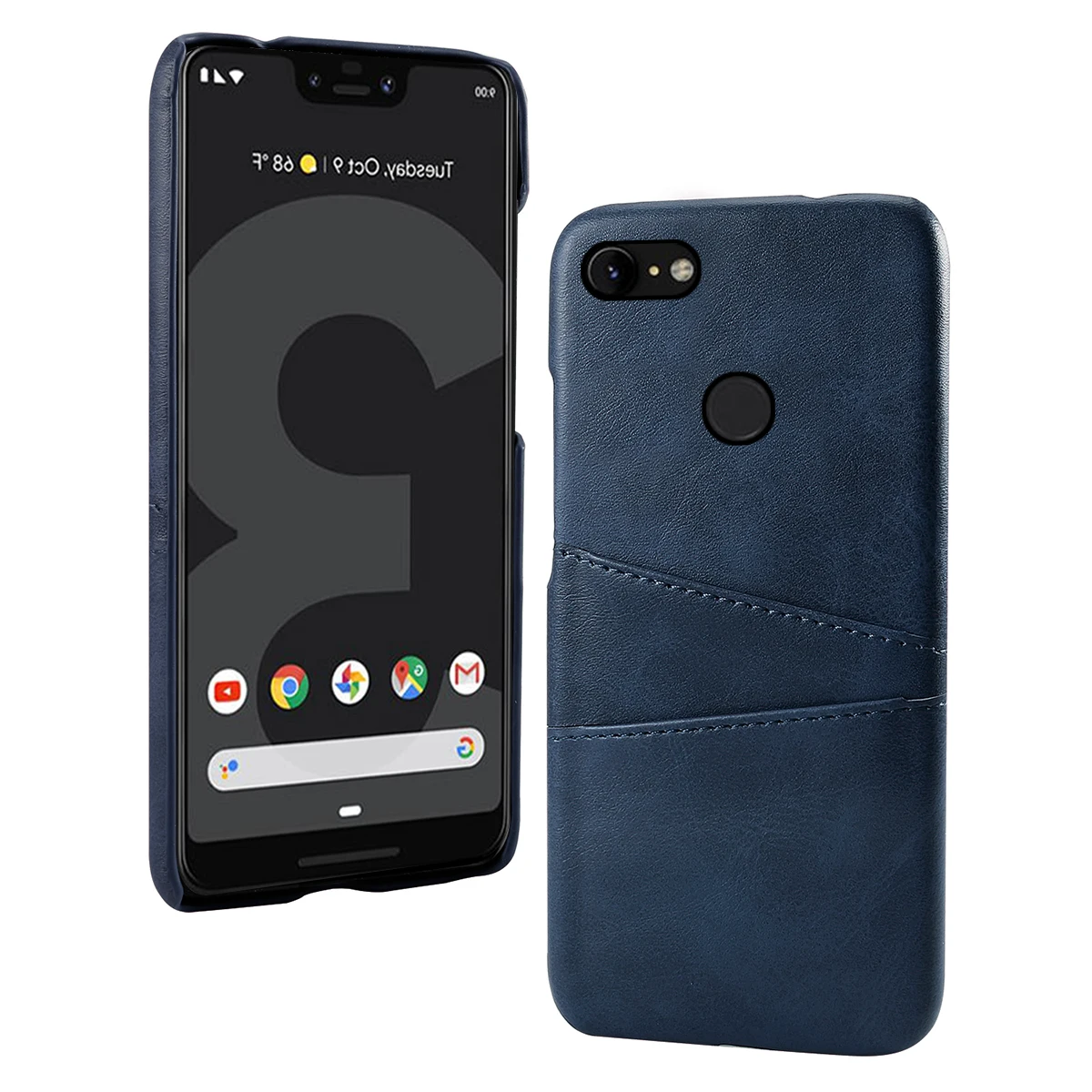 Чехол для Google Pixel 3 XL 2 защитный чехол из искусственной кожи и задней панели ПК с