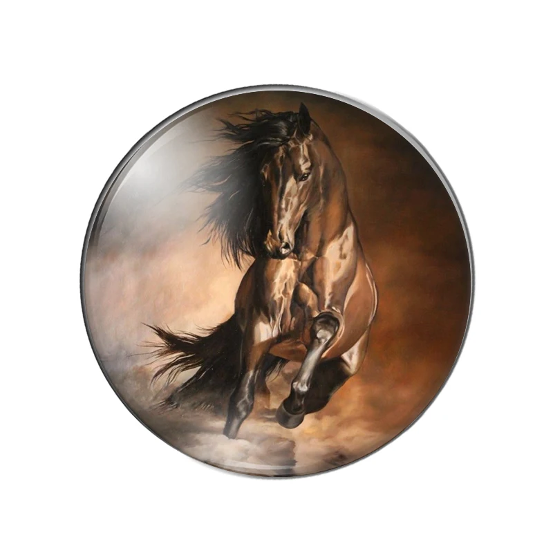 Эффектные животных скачущие лошади 8 мм/10 мм/12 мм/круглый фото стекло кабошон демо