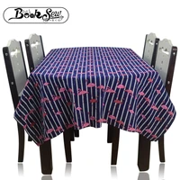 booksew bird striped design rectangular square thick tablecloth wedding mantel decoration dining table cloths tea table cover