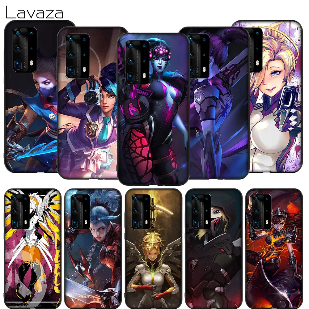 Чехол Lavaza Overwatch для Huawei P8 P9 P10 P20 P30 Y6 Y7 Y9 Lite Pro P Smart Nova 2i 3i Mini 2017 2018|Бамперы| |