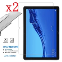 2pcs tempered glass for huawei mediapad m5 lite 10 1 hd premium tablet tempered glass screen protector protective cover film