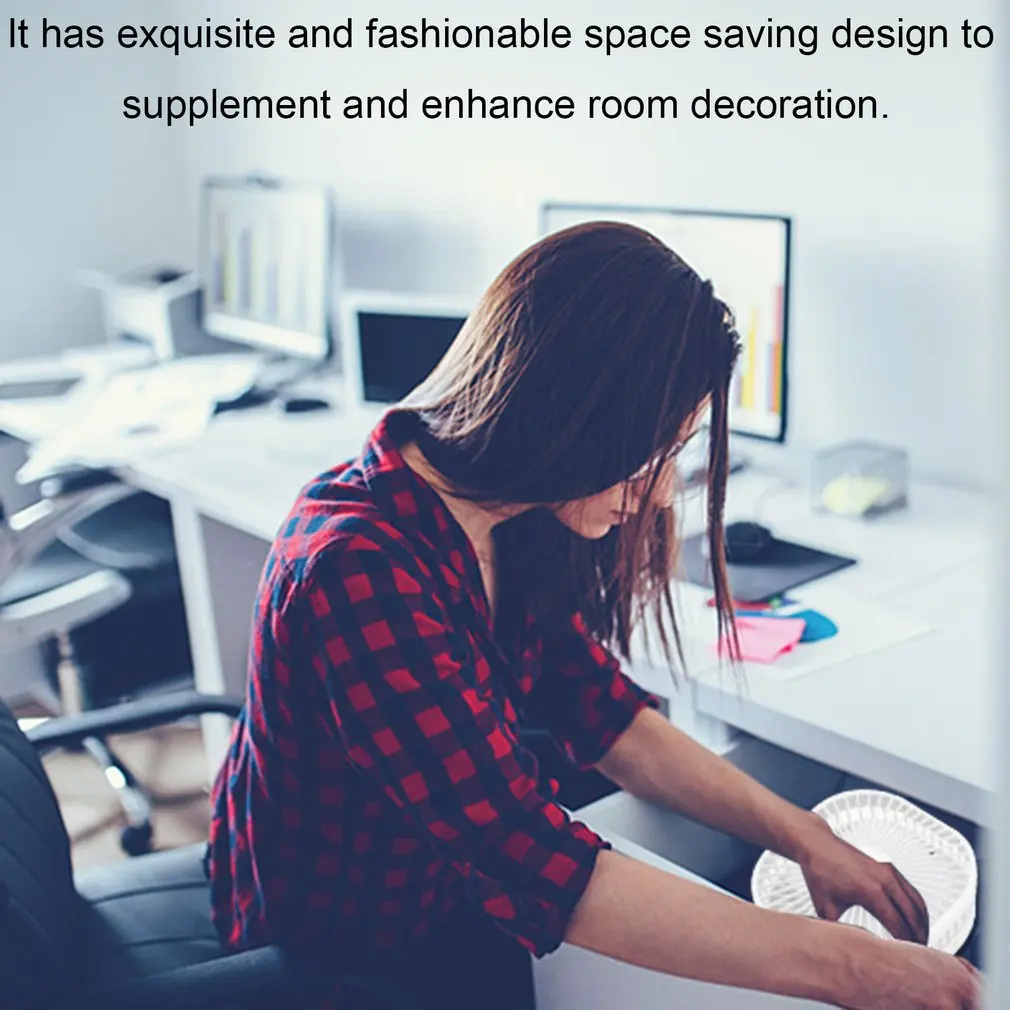 

USB Desk Fan Small Personal Desktop Table Fan with Strong Wind Quiet Operation Telescopic Foldable Mini Fan for Office Bedroom