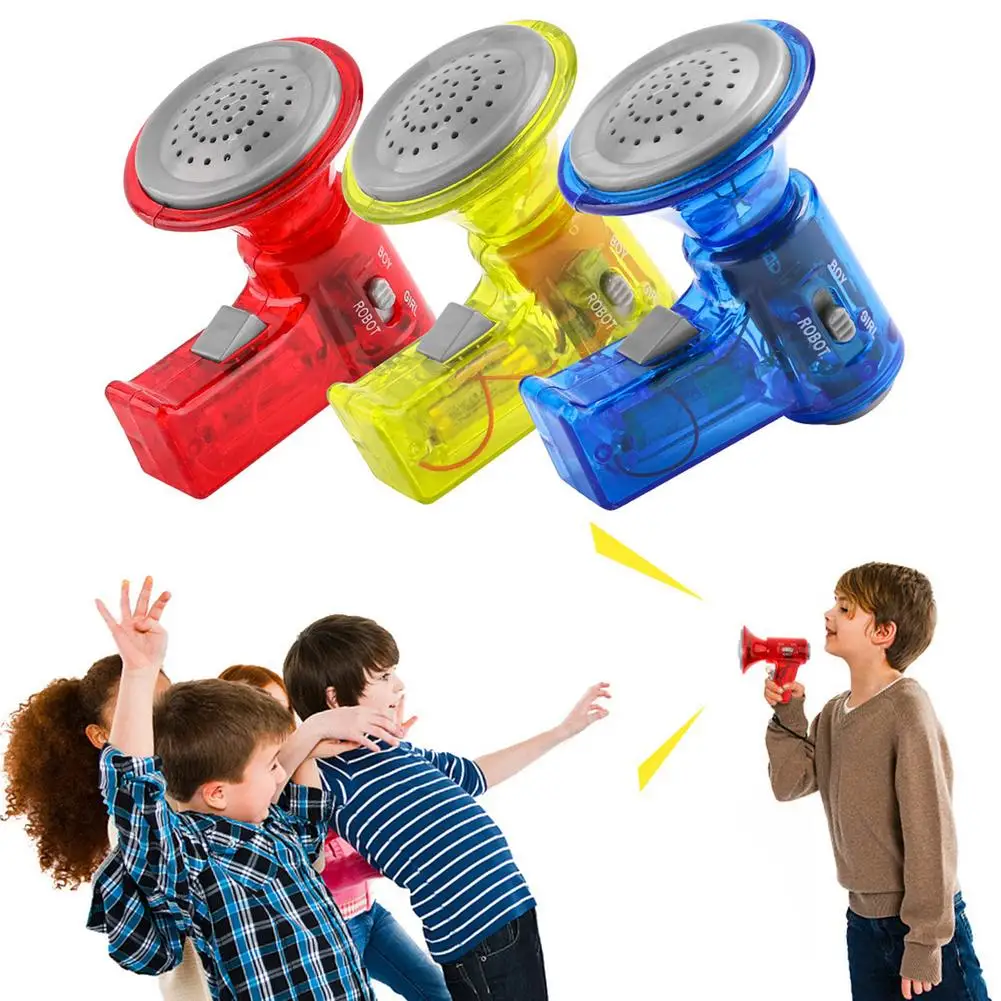 Забавные детские игрушки-мегафоны с 3-мя изменяющими эффектами воспроизведения