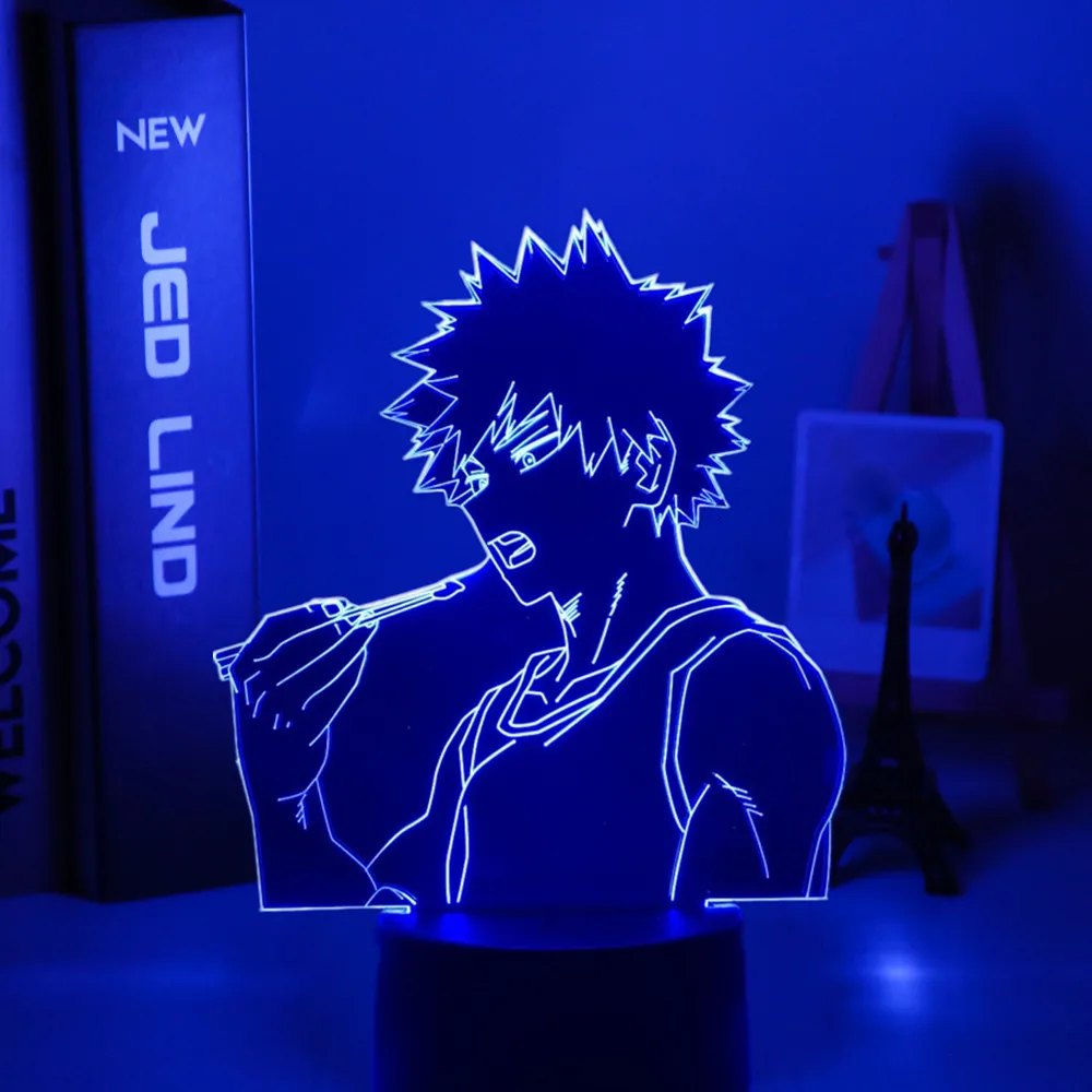 

Ночник светодиодный с 3d-изображением манги, аниме, для декора помещений