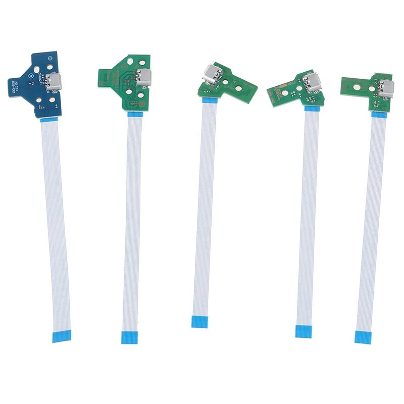 

1pc USB Charging Port Socket Circuit Board For 12Pin JDS 011 030 040 055 14Pin 001 Connector For PS4 Controller 2020