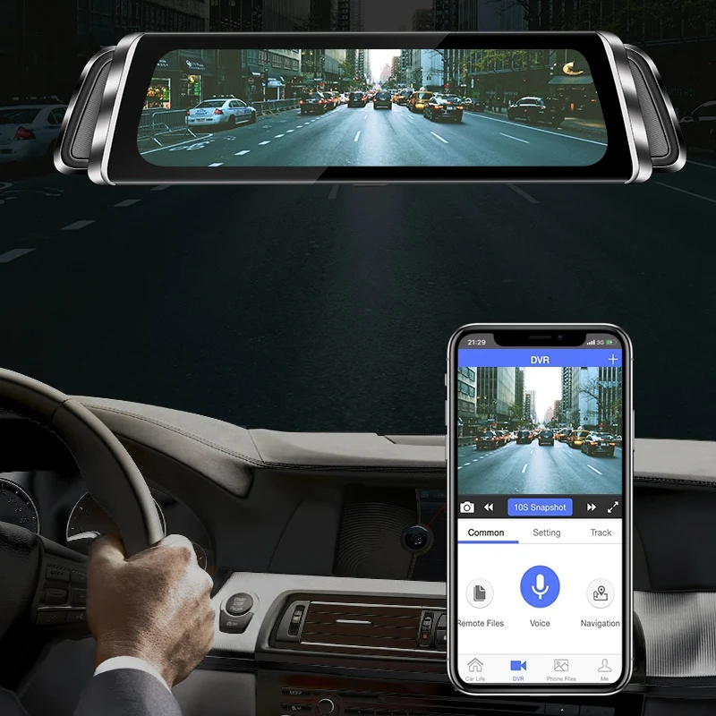 G07 зеркало авто камера 10 дюймов 4G заднего вида bluetooth видео рекордер HD1080P gps