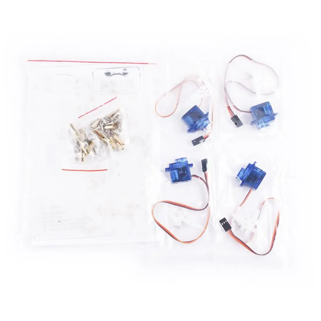 

4 DOF Robot Arm 3D Rotating Machine Robotic Gripper Clamp for DIY Accembled