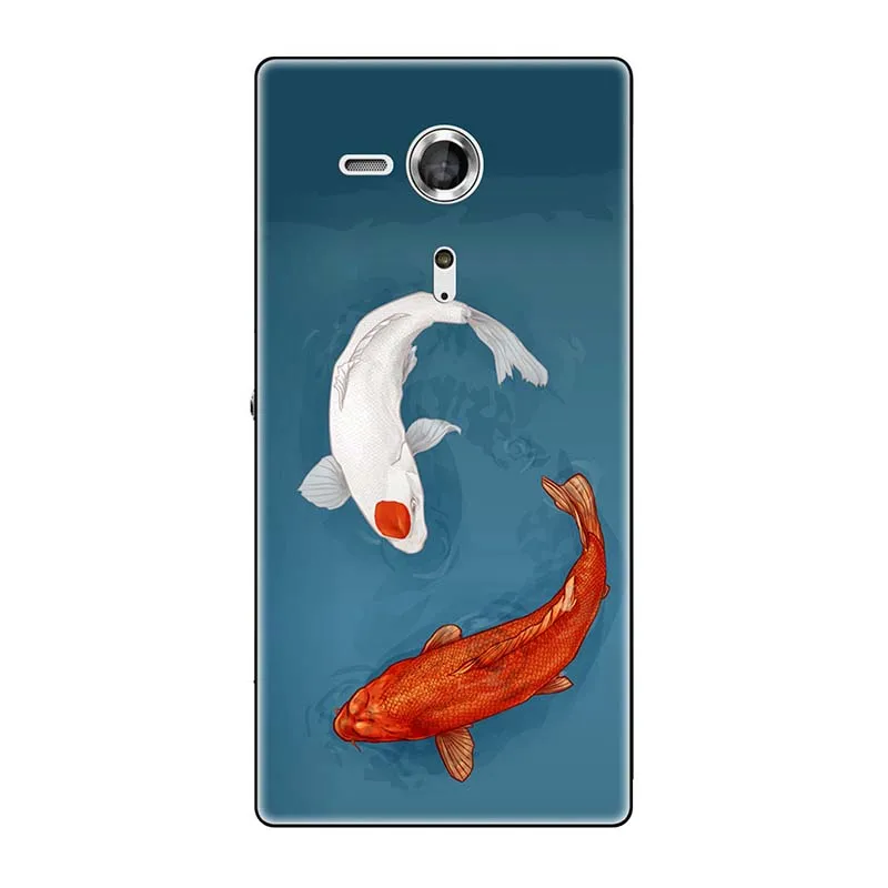 Телефонные чехлы для sony Xperia SP M35 M35h M35C C5303 C5306 C5302 чехол с принтом(розы); волк милый чехол-крышка с узорами чехол для телефона чехол Fundas Para - Цвет: A283