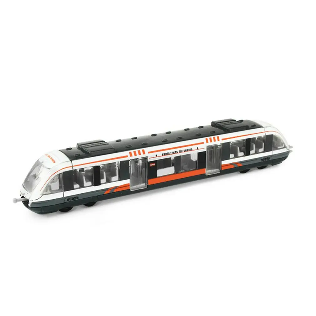 

Diecast High-speed Rail Train Model Toy Alloy Simulation Car Miniature Subway Vehicles Metal Educational Toys For Kids Gift