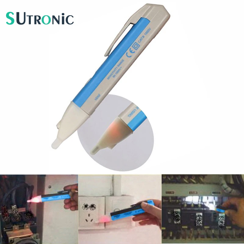 90 1000 В бесконтактная электрическая розетка настенная Сетевая датчик напряжения