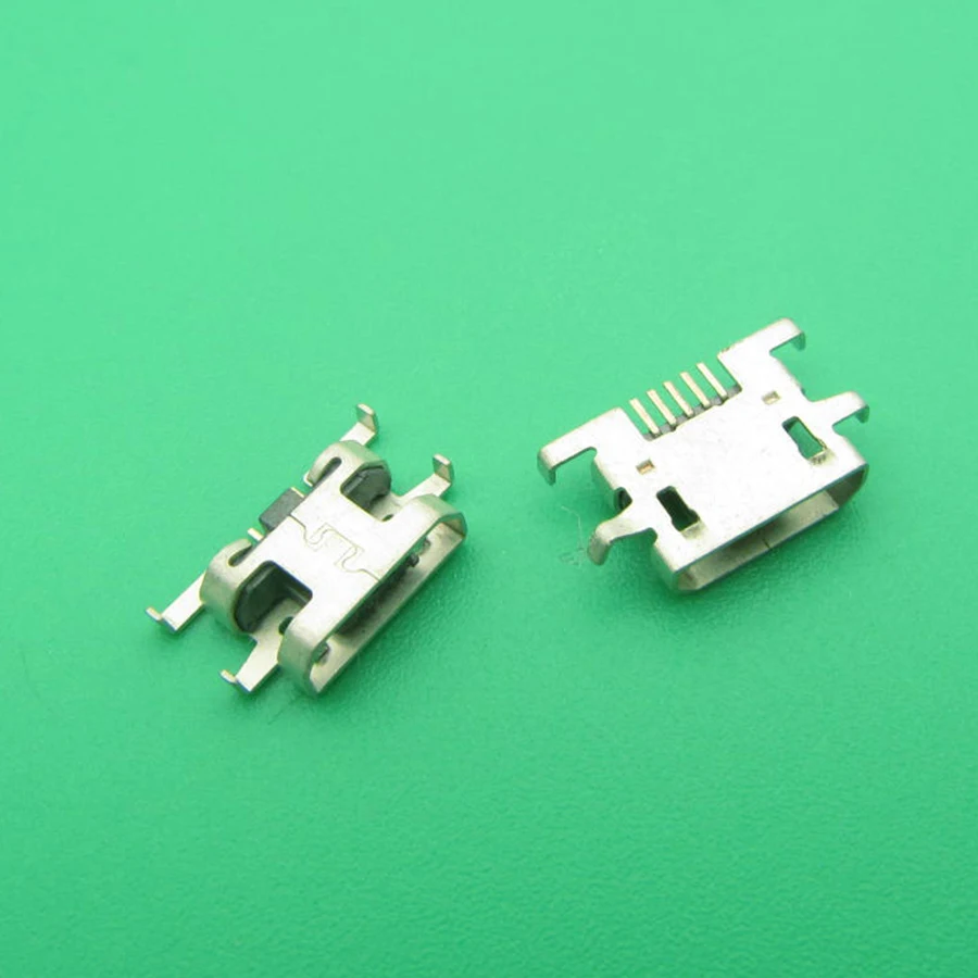 50pcs-500pcs New Micro USB Port connector Socket Charging For Lenovo S2005 Gionee GN108 E6 K-Touch C666T T580 ZTE N909 | Мобильные