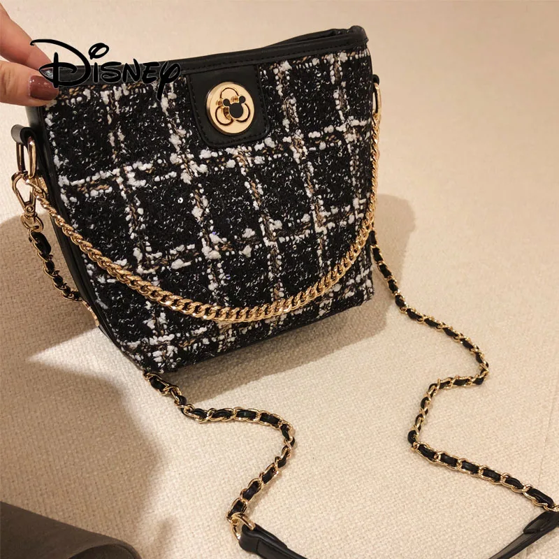 Сумка через плечо Disney с Микки Маусом для женщин Женский мессенджер вместительная