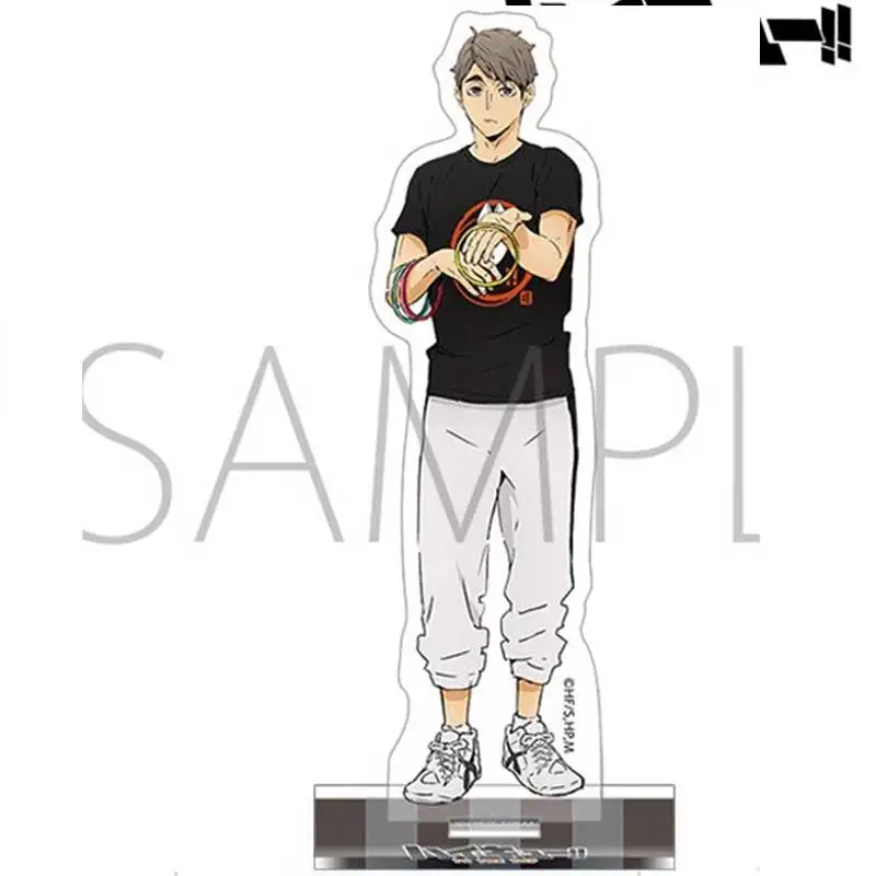 

Haikyuu!! Anime Hinata Shoyo Tobio Kageyama Stand Figure Model Plate Acrylic Double Sided Desk Decor Ornaments Xmas Gifts New