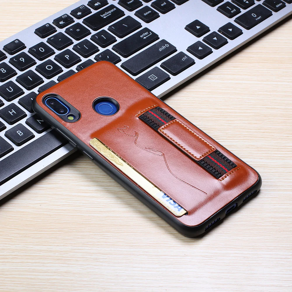 Кожаный чехол-портмоне с отделением для карт ремешком чехол для Xiaomi mi 9T Pro Red mi 7 7A Red mi Note 7 Pro роскошный мягкий ТПУ ремешок чехол для телефона, Capa