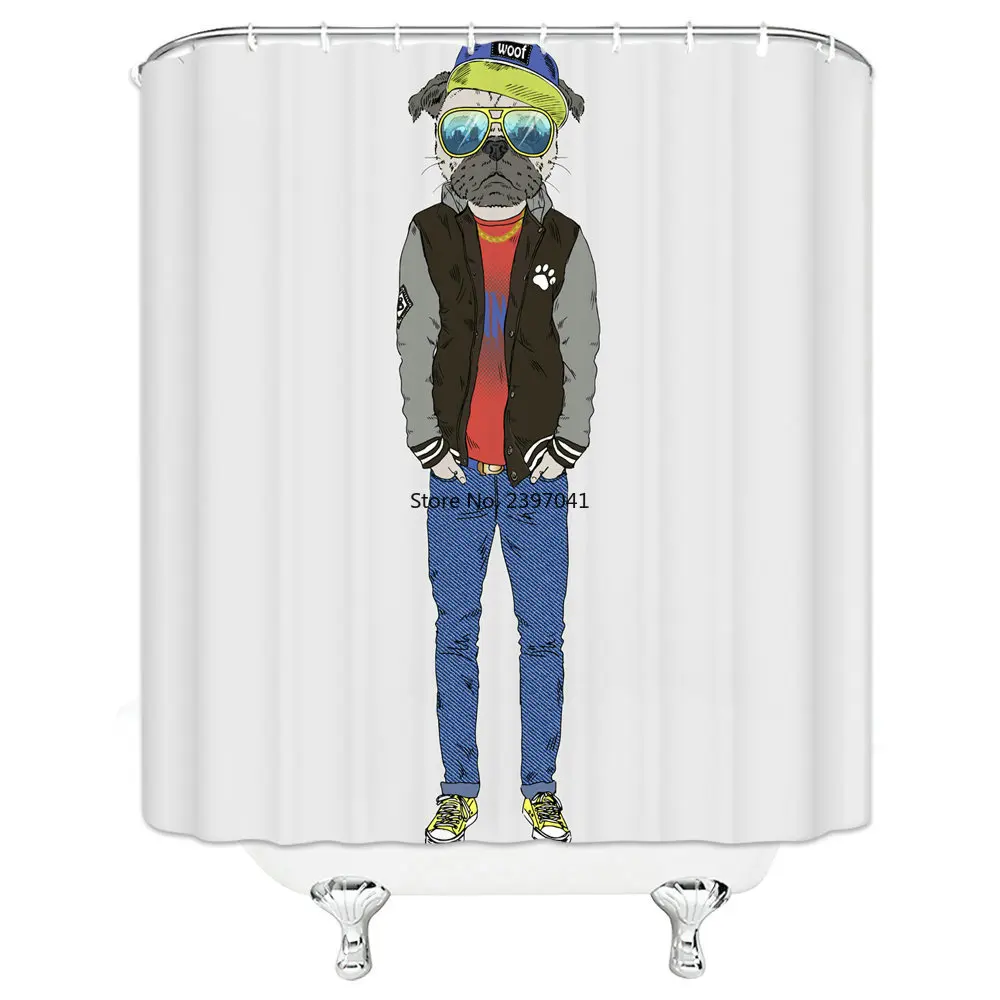 

Модная дизайнерская висячая занавеска для душа с изображением красивой рождественской елки, водонепроницаемая декоративная занавеска из ...