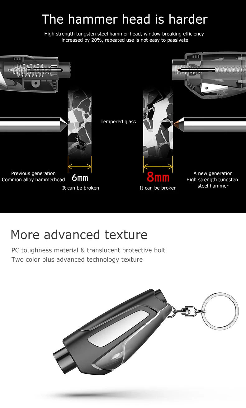 Портативный молоток для автостекла выключатель окон автомобиля спасательный