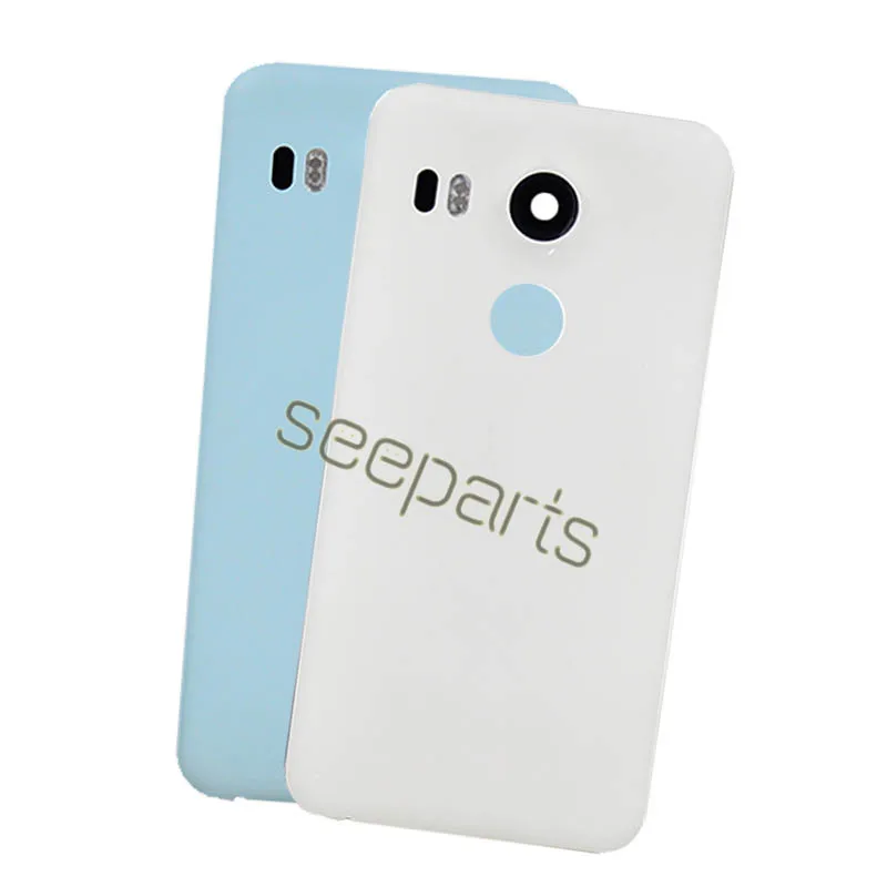 Задняя крышка батарейного отсека для 5 2 &quotLG Google Nexus 5X запасные части Крышка -