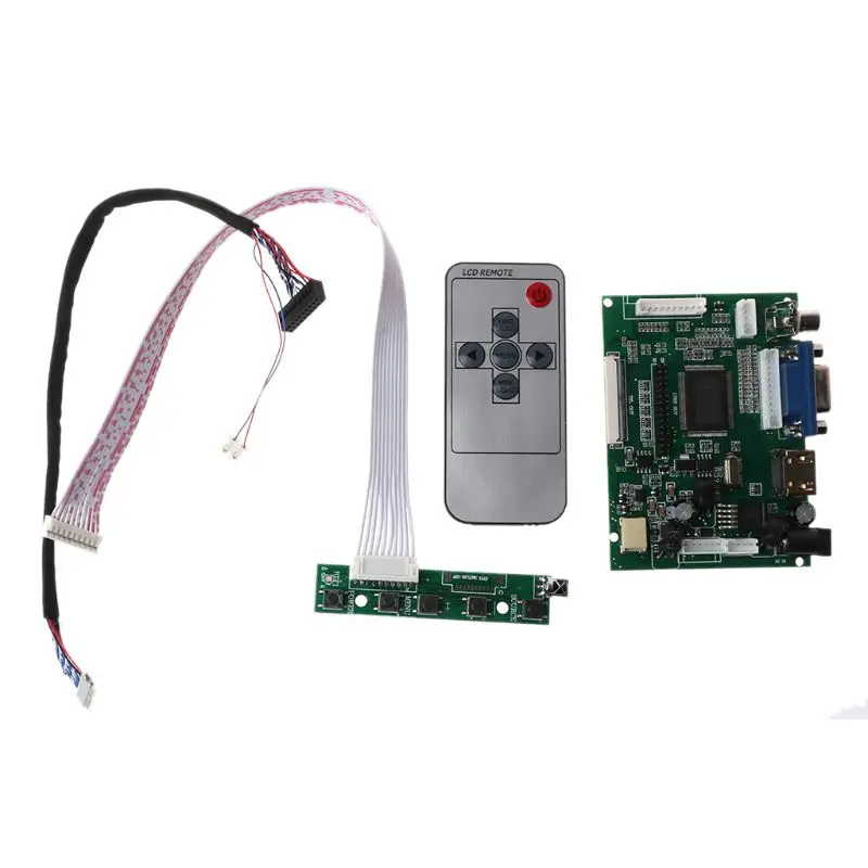 1 компл. 10 &quot2AV + VGA ЖК драйвер платы контроллера HDMI совместимый комплект 1024x600