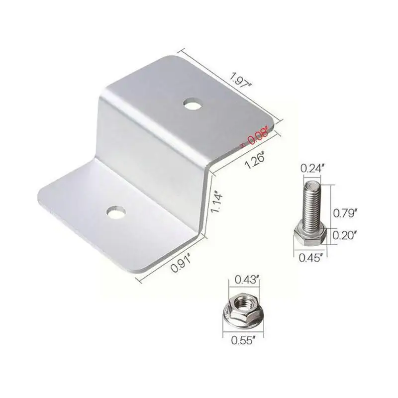 4 шт./компл. Z стильные монтажные комплекты для RV солнечная панель аксессуары яхт