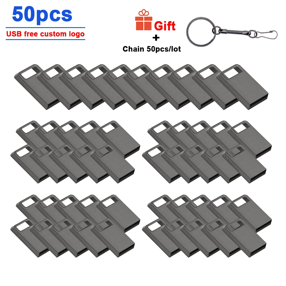 

50pcs/lot New USB Flash Drive 64GB 32GB 16GB 4GB high Speed pen drive storage Flash memory stick pendrive flash disk free logo