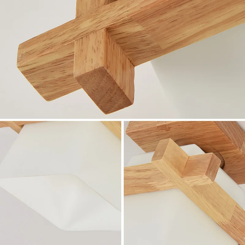 Khelse простой татами E27 Деревянный светильник для прихожей веранда балкон