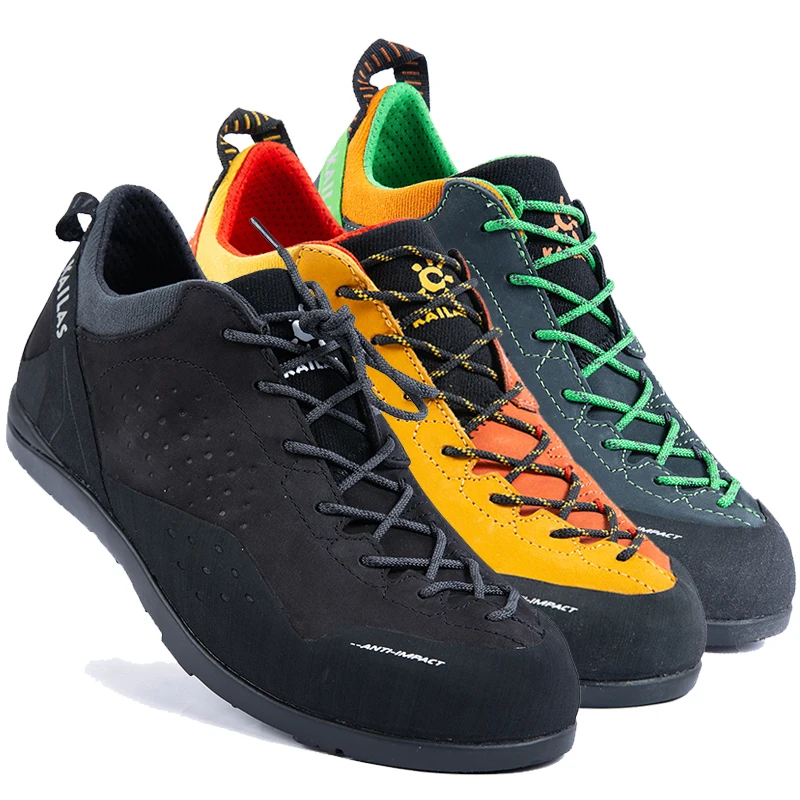 

Men`s super quality genuine leather Outdoor hiking shoes men hikers non-slip breathable trekking hunting climbing shoes