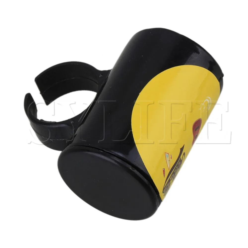 Черный палец выстрел ритм Песок Шейкер кольцо для миниатюрная гитара укулеле