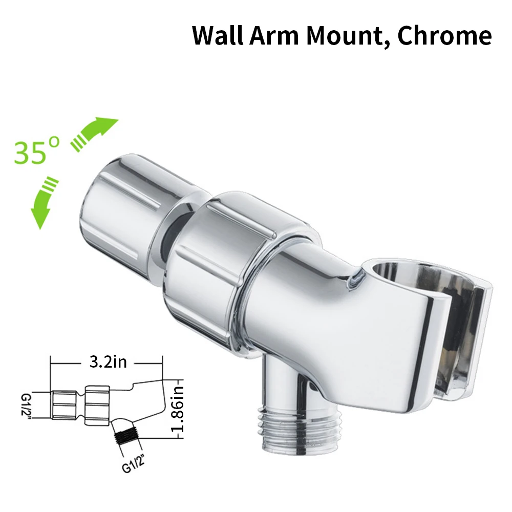 Новый настенный держатель для душа ванной комнаты регулируемый кронштейн