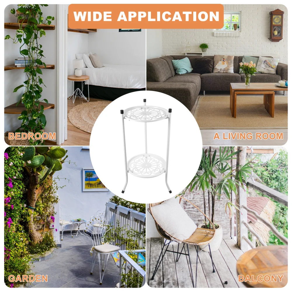 

Home Modern Style Iron Art Flower Pot Stand Flower Pot Organizer Room Rack