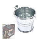 Масштаб 110, аксессуары, мини металлическое ведро для ведра, для радиоуправляемого гусеничного автомобиля, осевая модель SCX10 Traxxas TRX4 Tamiya CC01 RC4WD D90 TF2