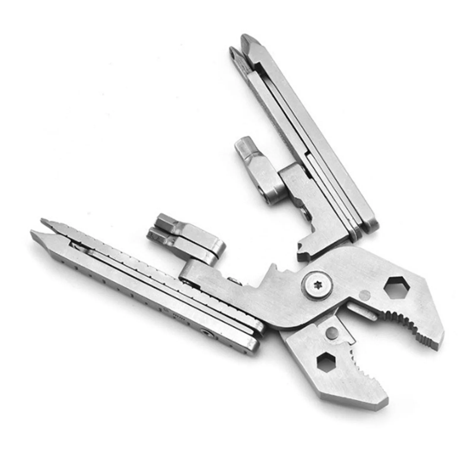 

25 In 1 Portable Pocket Folding Pliers Multitools For Outdoor Hiking Camping Saw Survival Keychain Hand Tools