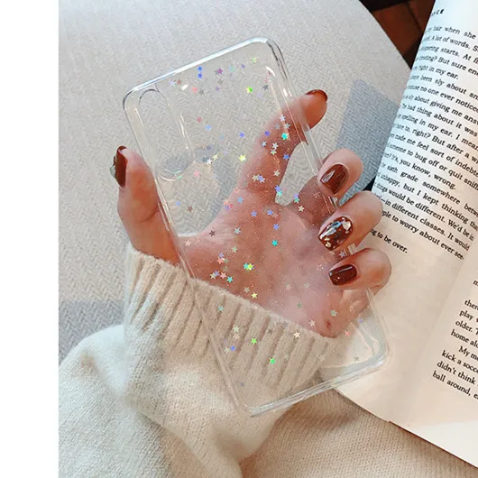 Luxury Silicone Case For Huawei P10 Plus P20 lite P30 Pro Glitter Bling Soft Coque Honor 9 10 V10 20 |