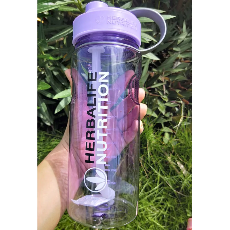 1000 мл/2000 мл 6 цветов Herbalife питание 24 часа посуда для напитков протеиновый шейкер Кемпинг Пешие Прогулки соломенная бутылка для воды космическая бутылка - Цвет: 13