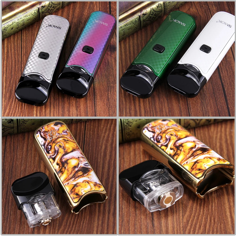 Smok Nord Pod vape комплект с аккумулятором 1100 мАч 3 мл картридж сетка спиральная электронная сигарета Vape pod Kit vs SMOK novo