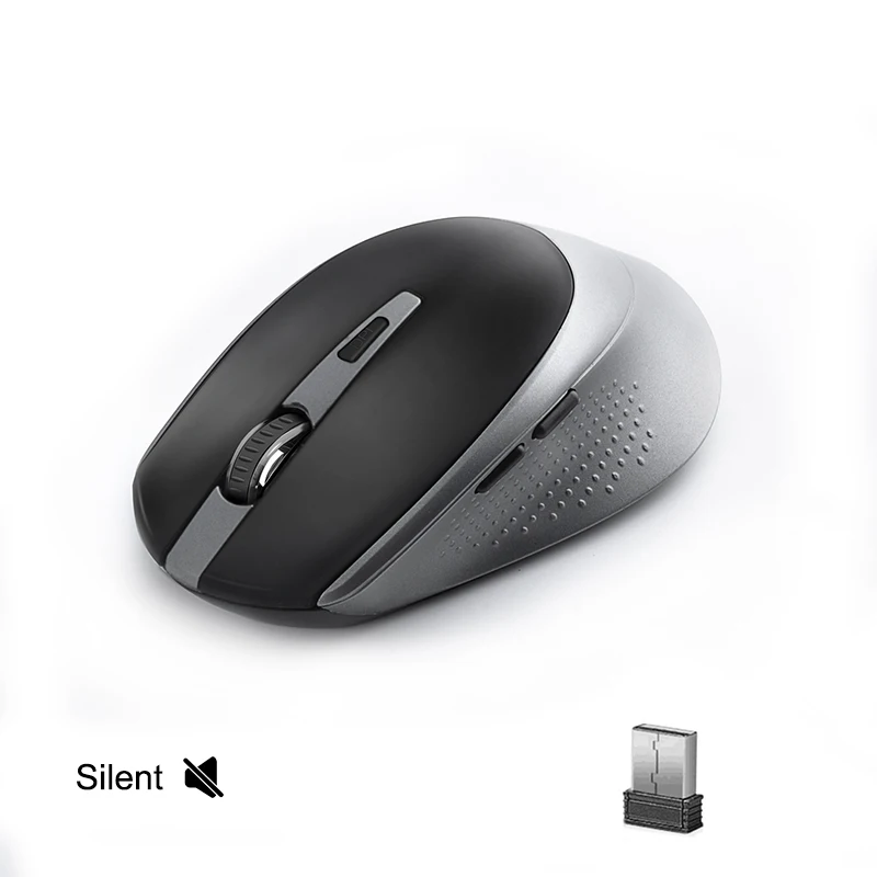 

Wireless Computer Mouse, 2.4G Portable Slim Less Noise For Laptop Optical Mouse With 6 Buttons,For Laptop, Deskbtop, MacBook .