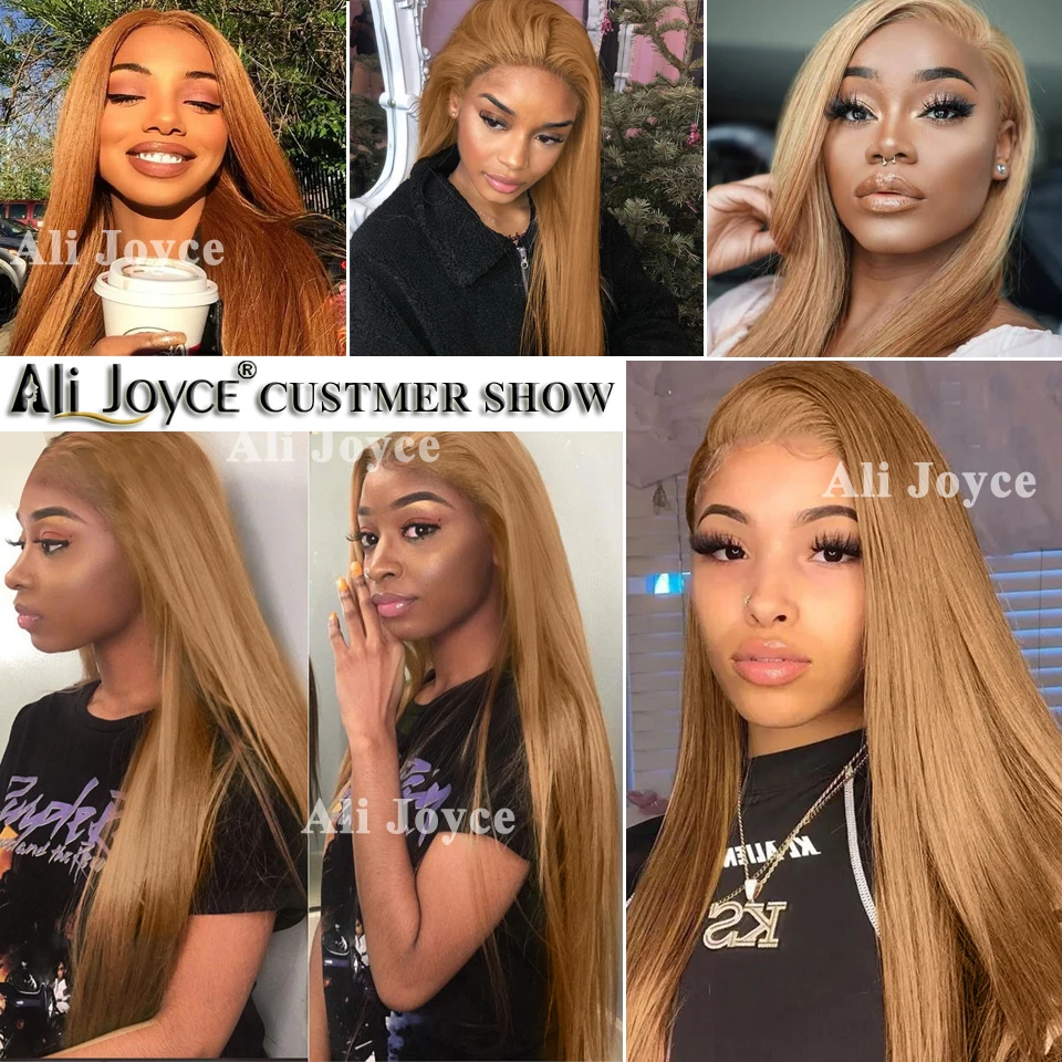 

Long Straight Wig 131 T Part Lace Wig Honey blonde For Black Women Brazilian Straight Human Hair Wigs Remy Hair Wig Pre Plucked