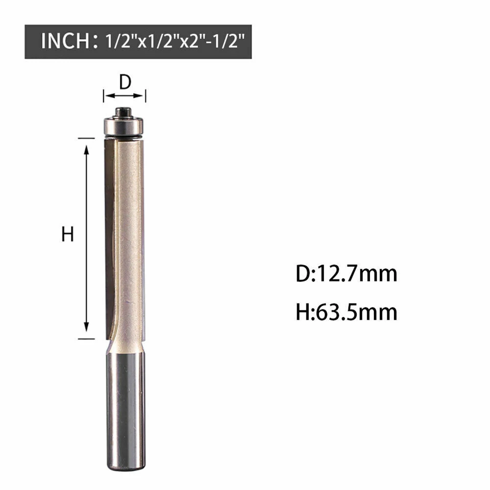 1 шт. 1/2 &quotфрезы удлиненные двойные фрезы хвостовик Деревообрабатывающий