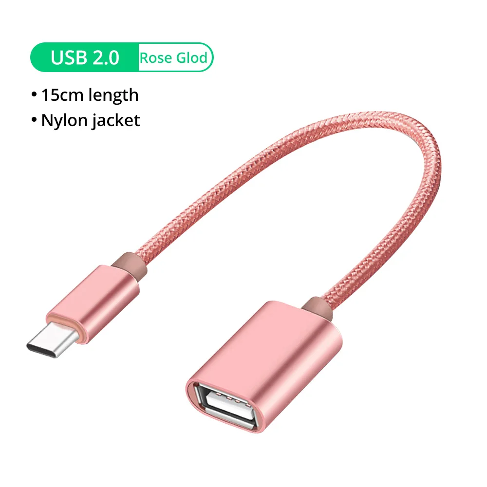Переходник USB C на OTG кабель для Samsung S10 + Xiaomi Android MacBook переходник папа 3 0 A