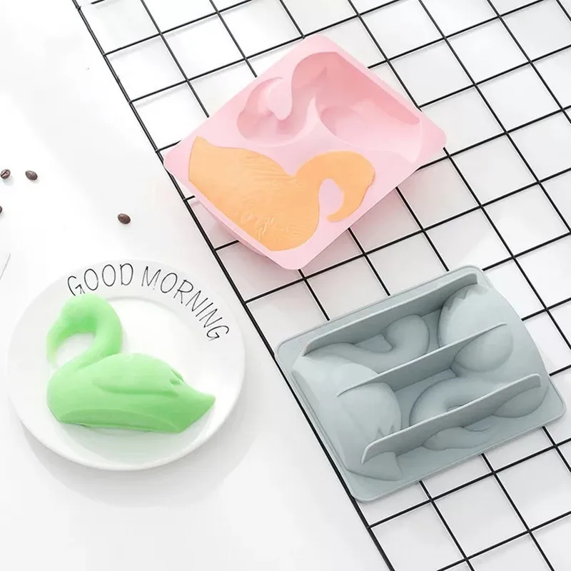 Big Flamingo Silicone Fondant Cake Mold DIY Mousse Chocolate Mold Ice Cube Tray Ice Cream Maker Soap Form